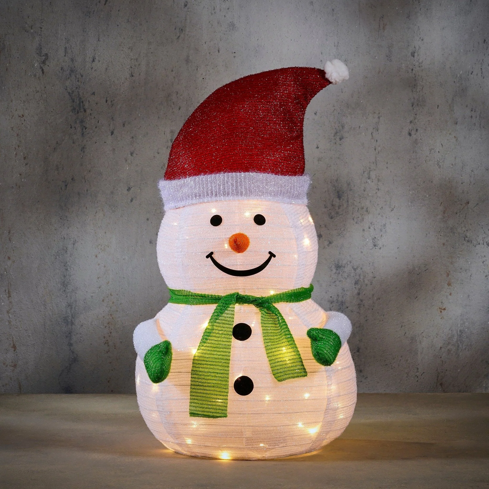 Outdoor Snowman 60 Led Warm Light Ip44 With Timer - Image 2