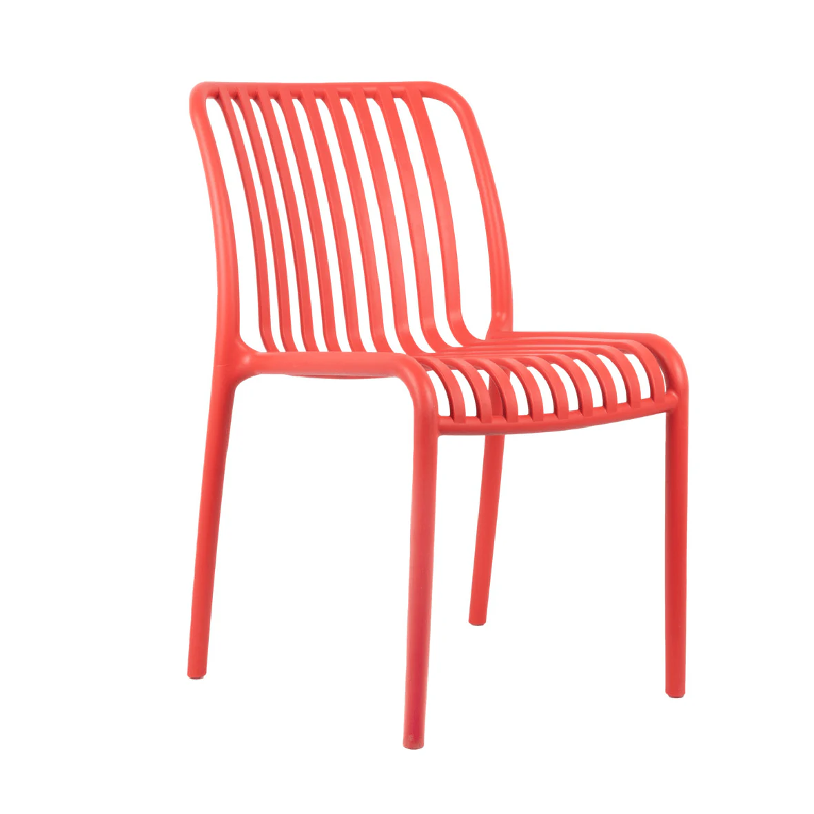 Outdoor Stackable Dining Chair Glee Bright Red