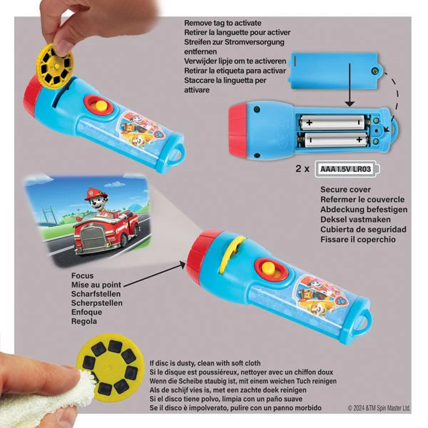 Paw Patrol Torch & Projector - Image 3