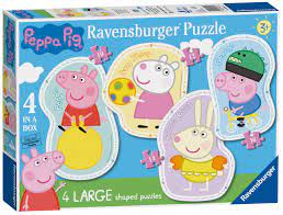 Peppa Pig 4 Shaped Puzzle In A Box