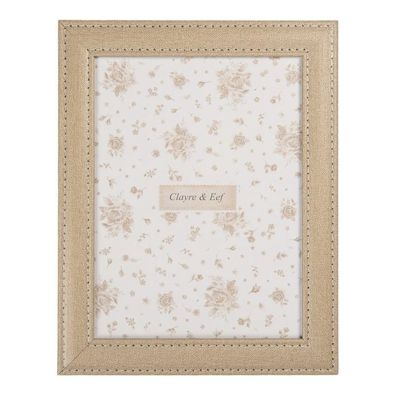 Photo Frame 15 x 20cm Beige MDF Rectangle Bohemian