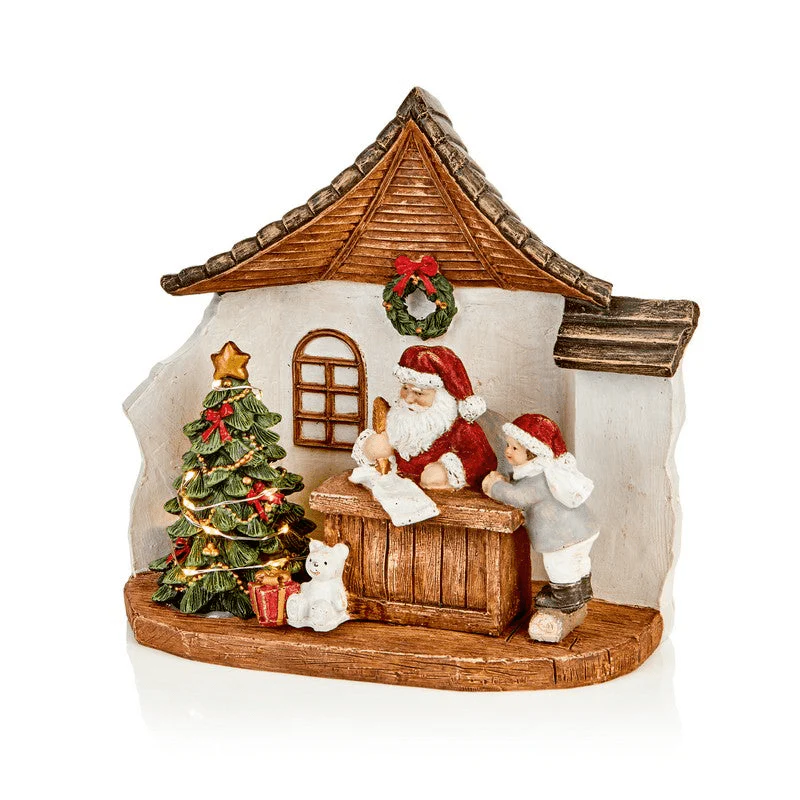 Premier Santas Workshop 18cm Lit Battery Operated