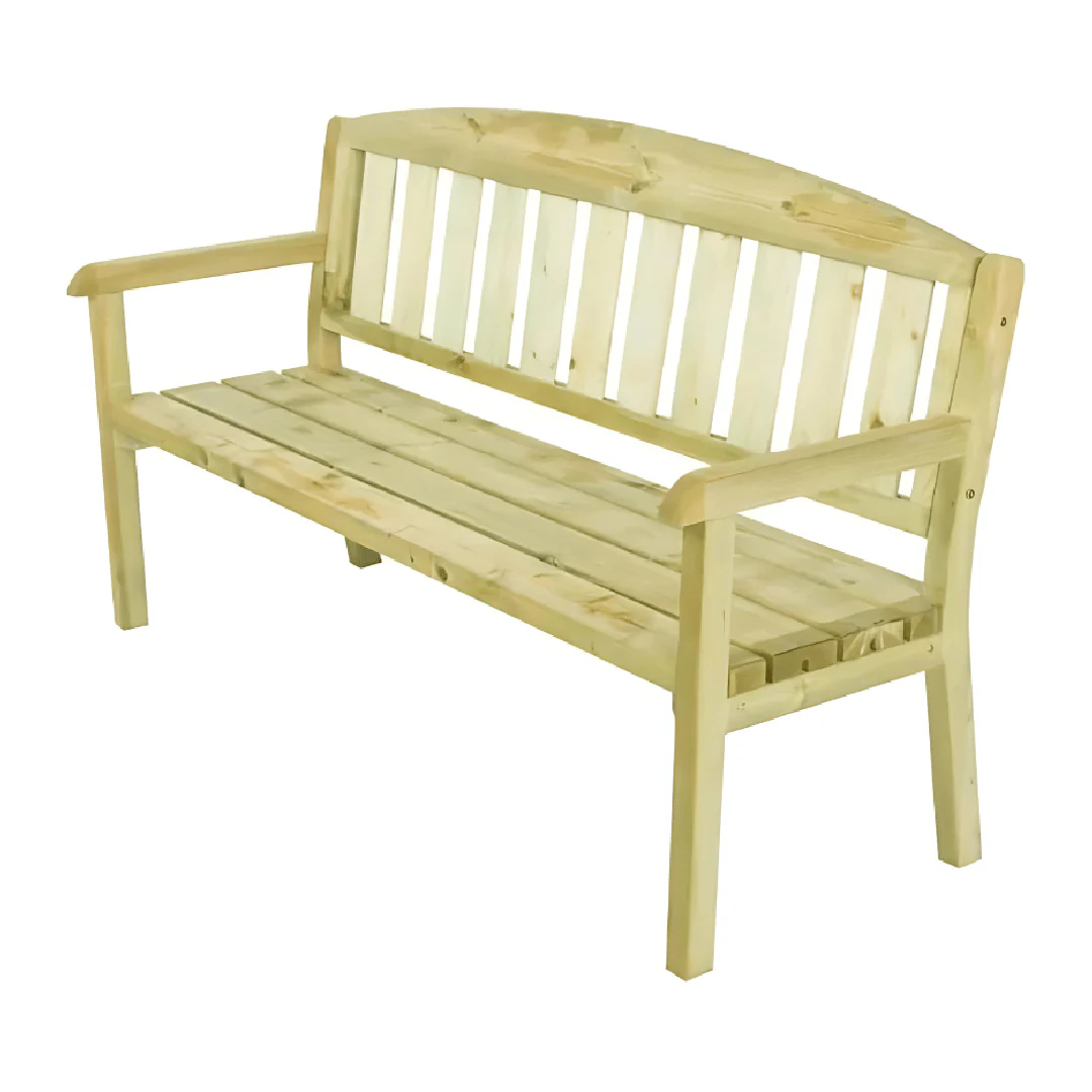 Pressure Treated 3-Seater Garden Bench - Image 2
