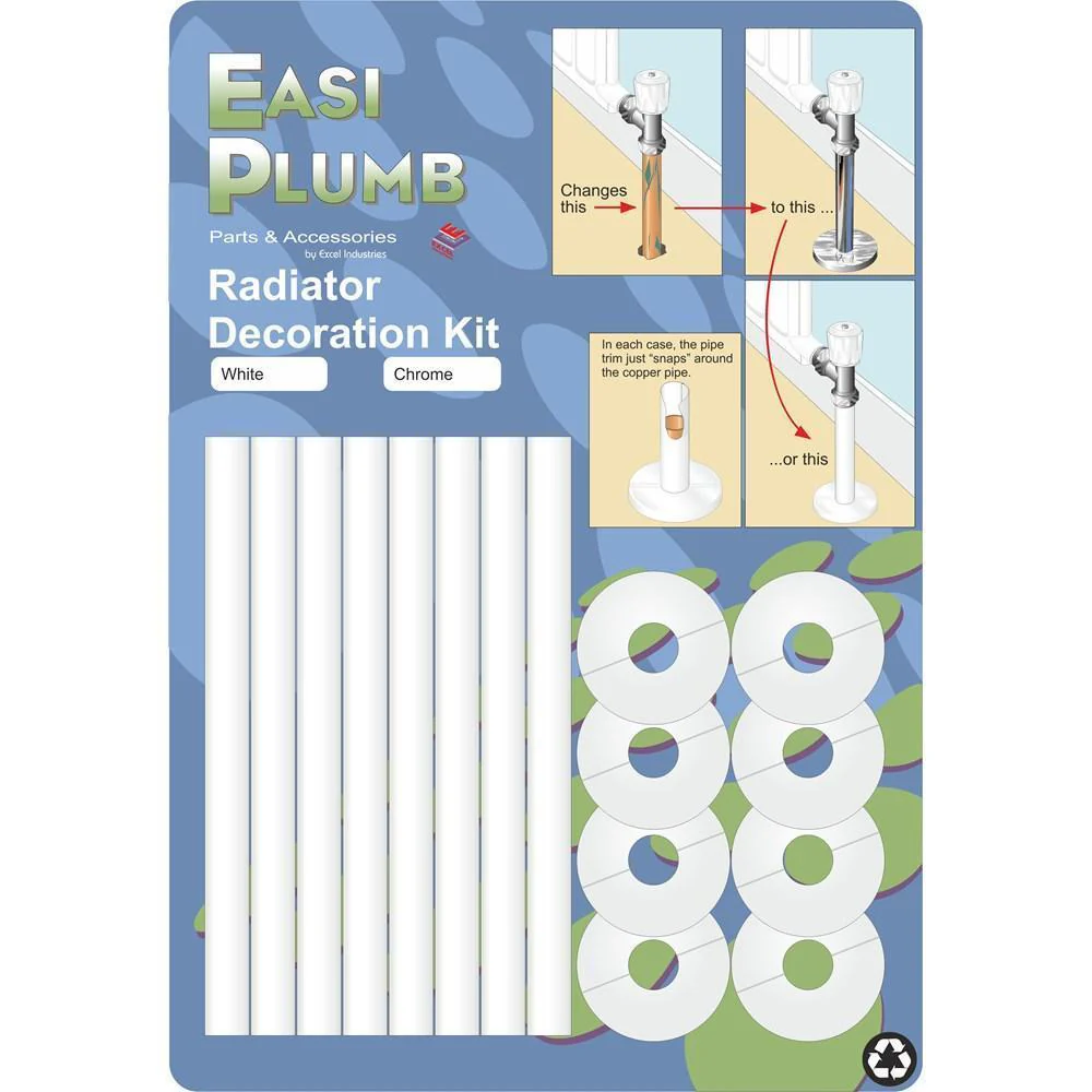 Radiator Decoration Kit White 4 Rads EPRDK1 - Image 2