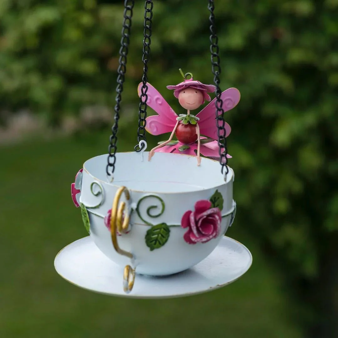 Rosie Rose Cup Bird Feeder - Image 2