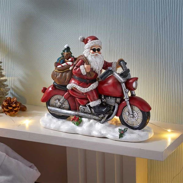 Santa Rider Christmas Decoration