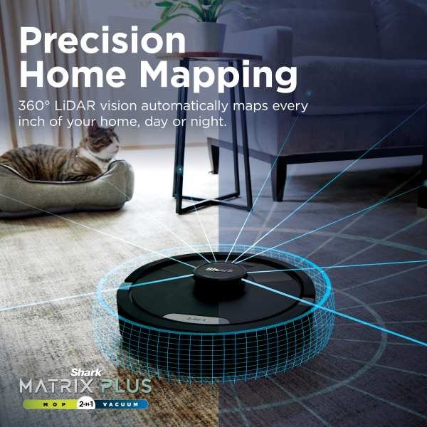 Shark Matrix Plus 2-in-1 Self-Empty Robot Vacuum & Mop RV2620WAUK - Image 5