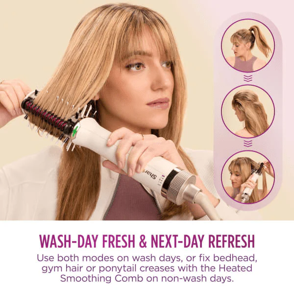 Shark SmoothStyle Hot Brush & Smoothing Comb HT202UK - Image 6