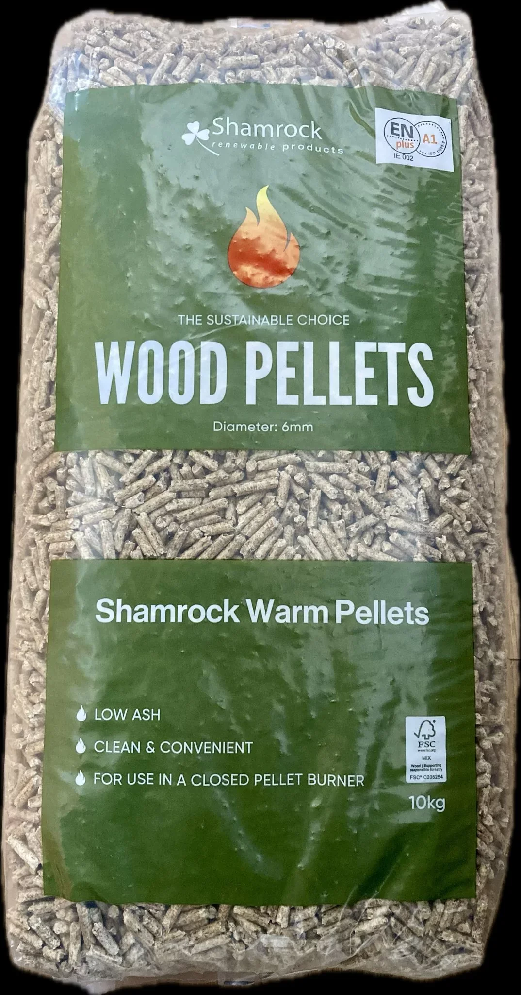 Shamrock Wood Pellets 10kg