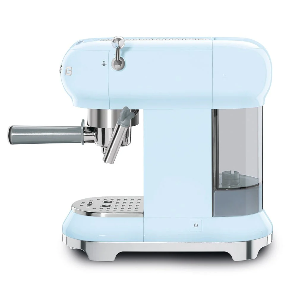 Smeg 50'S Espresso Pump Coffee Machine - Pastel Blue ECF01PBUK - Image 4
