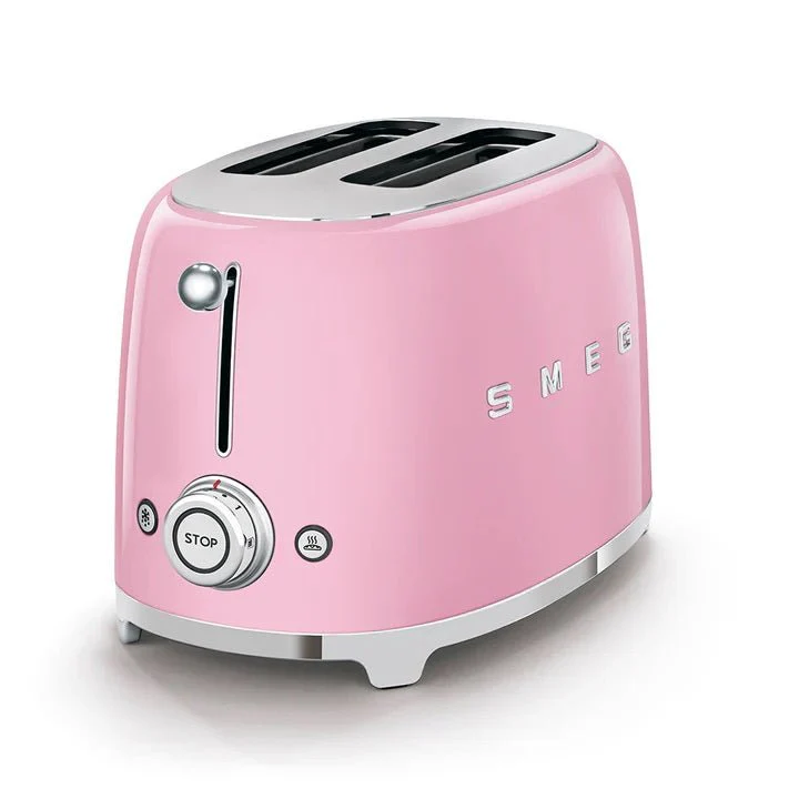 Smeg 50's Retro Style 2 Slice Toaster Pink - Image 2