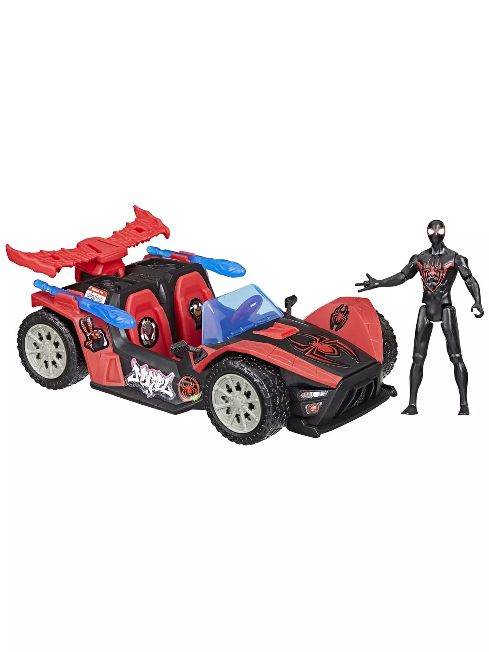 Spiderman Venom versus 4" Miles Remix Blast Racer - Image 5