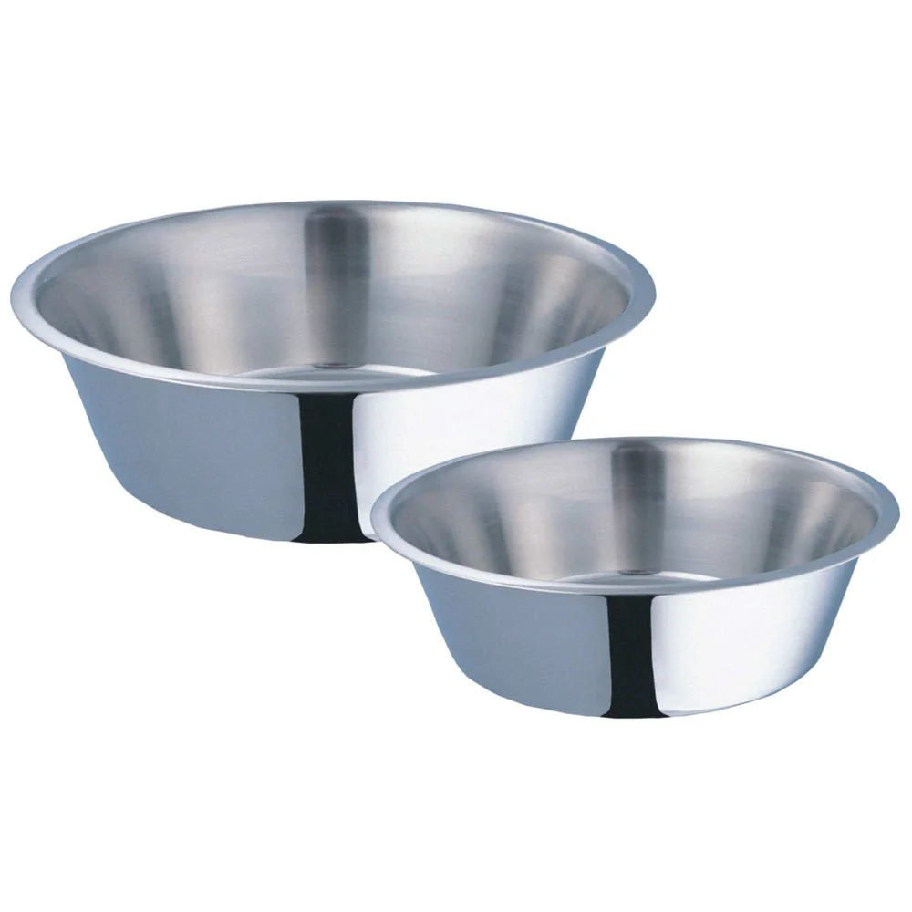 STAINLESS STEEL PET BOWL 6.5inch  1Quart - Image 2
