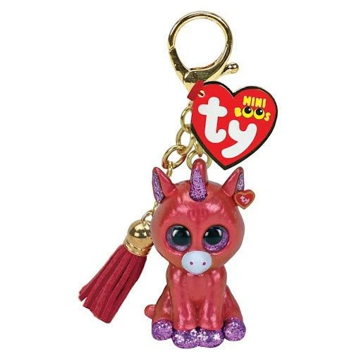 Sunset Unicorn Mini Boo Key Clip
