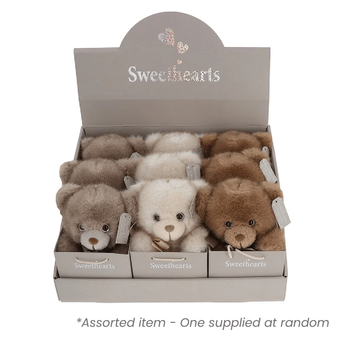 Sweethearts Bear Plush Assorted - One Supplied*