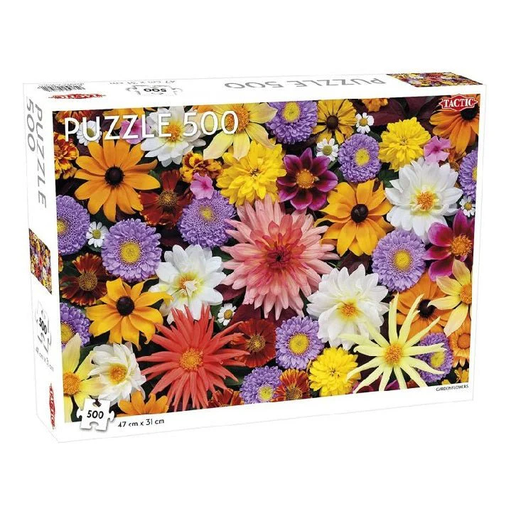 Tactic Garden Flowers Jigsaw Puzzle - 500pc