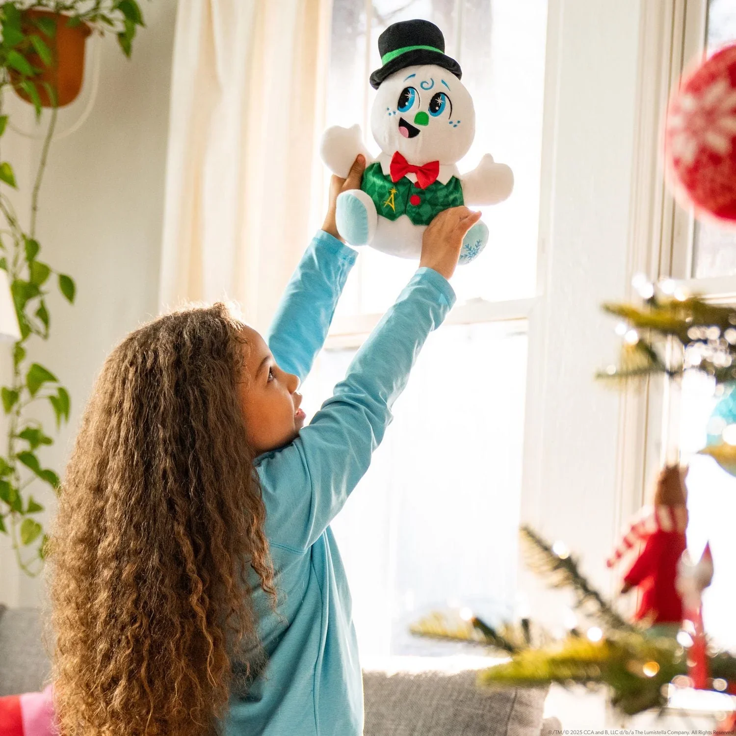 The Elf on the Shelf – 20th Anniv - Razzle the Celebration Snowman Plush and Book - Image 2