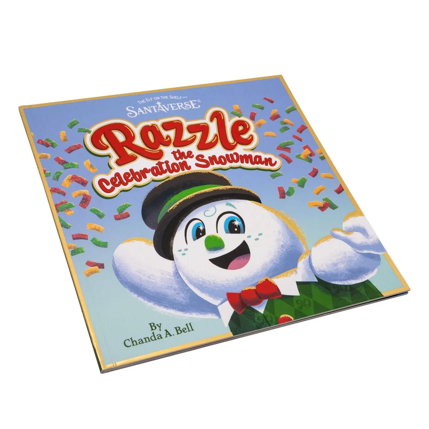 The Elf on the Shelf – 20th Anniv - Razzle the Celebration Snowman Plush and Book - Image 3