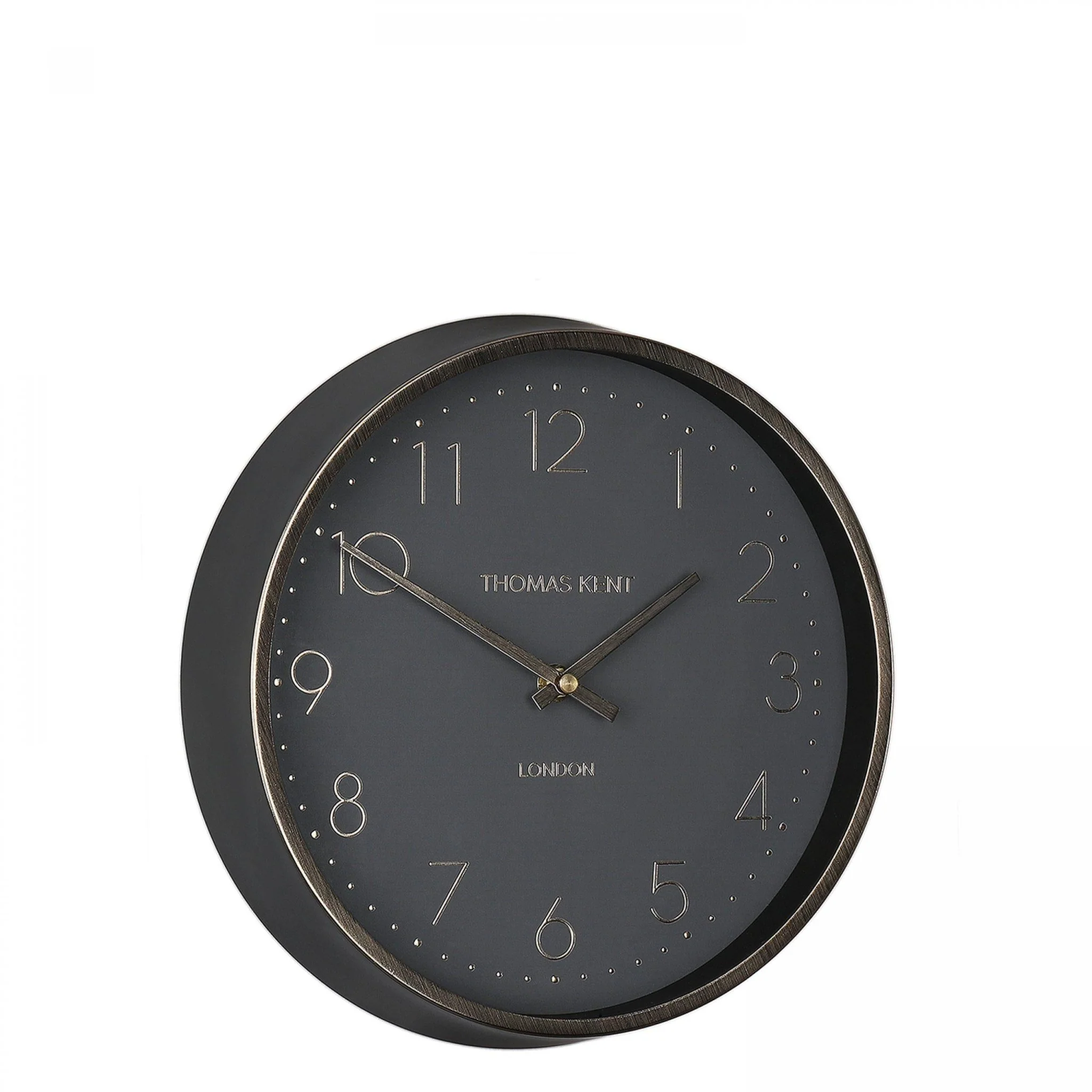 Thomas Kent 10'' Hampton Wall Clock Black - Image 3