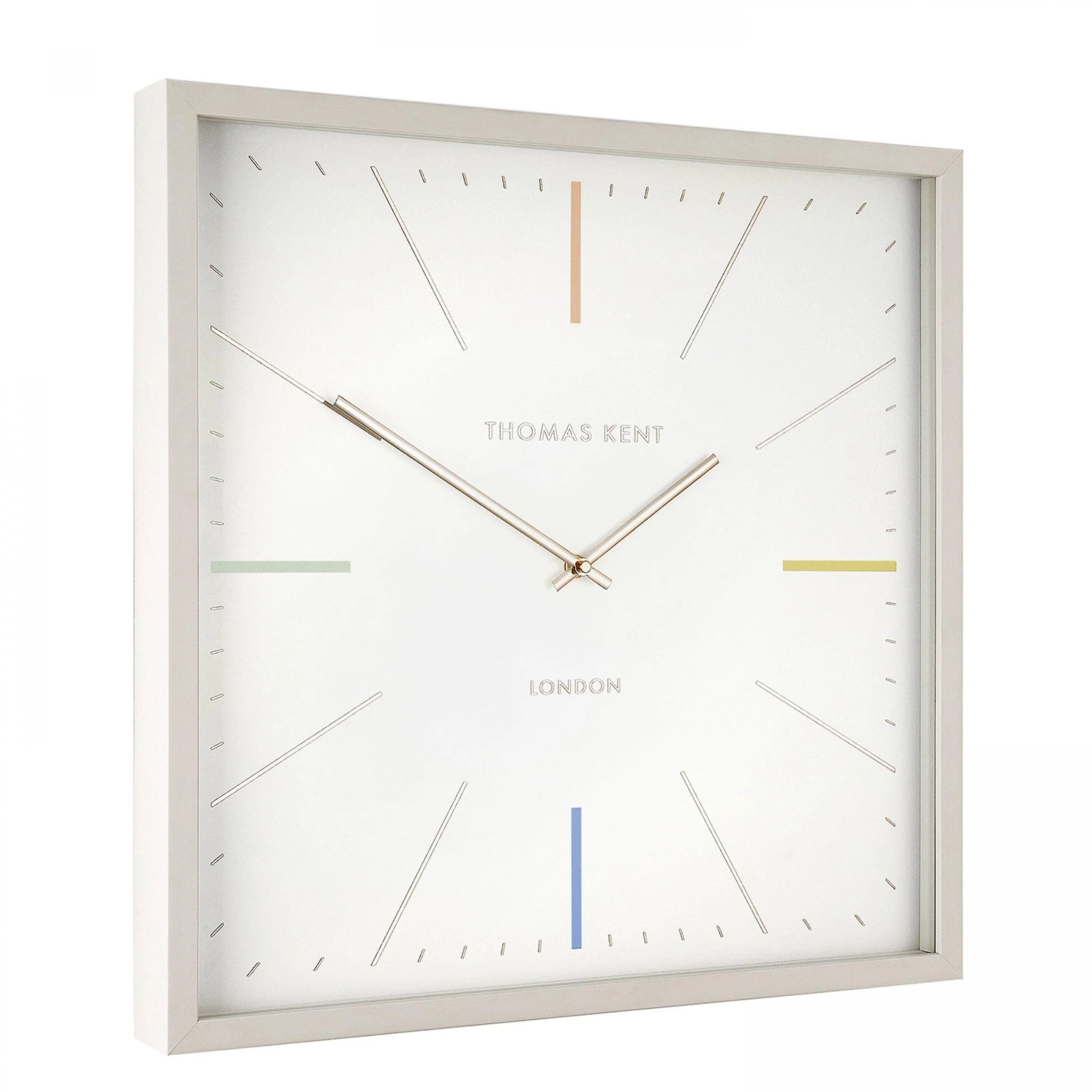 Thomas Kent 20'' Editor Wall Clock Salt - Image 4