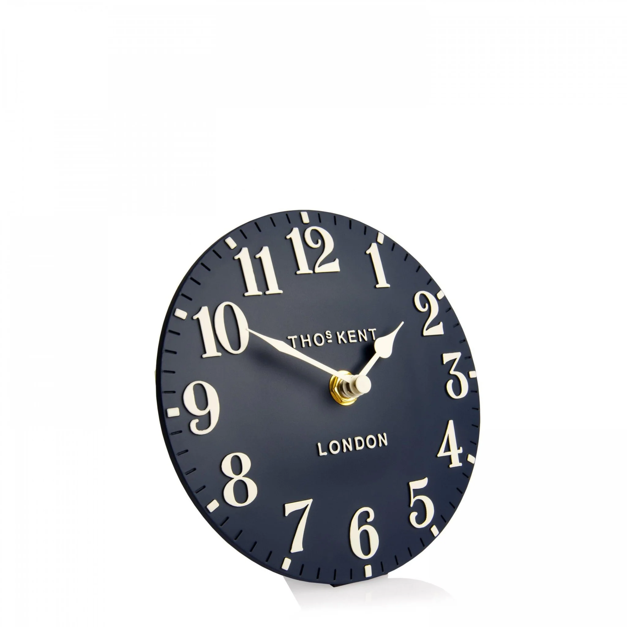 Thomas Kent 6" Arabic Mantel Clock Ink - Image 3