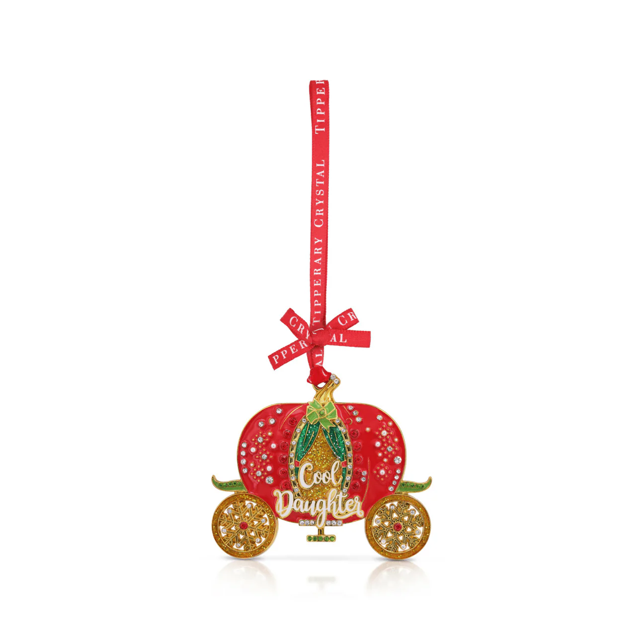 TIPPERARY CRYSTAL Loved One's Christmas Decoration Cool Daughter