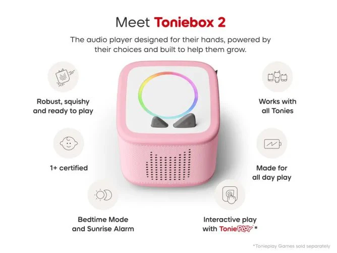 Toniebox 2 Starter Set  - Cloud Pink - Image 2