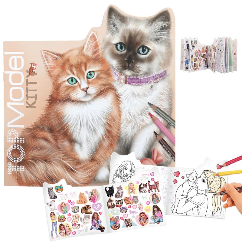 Topmodel Kitty Colouring Book - Image 2