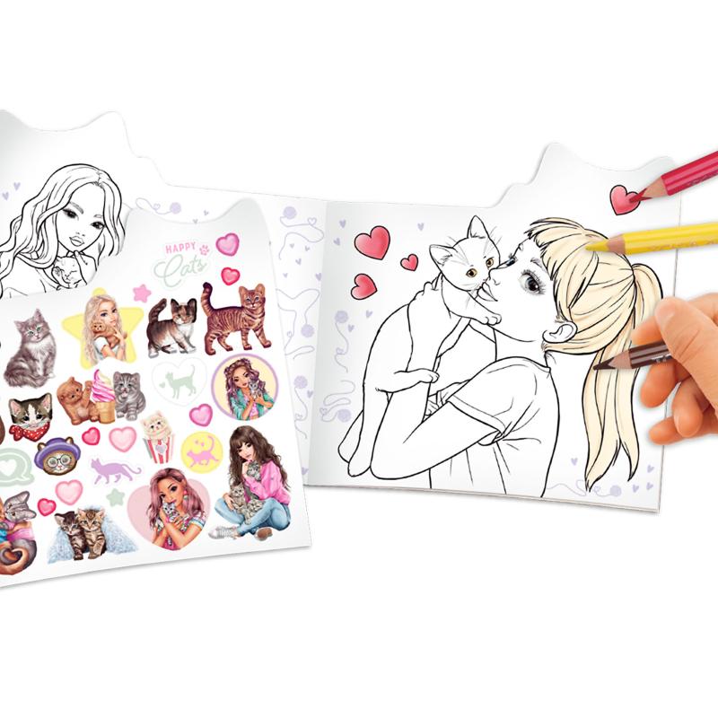 Topmodel Kitty Colouring Book - Image 3