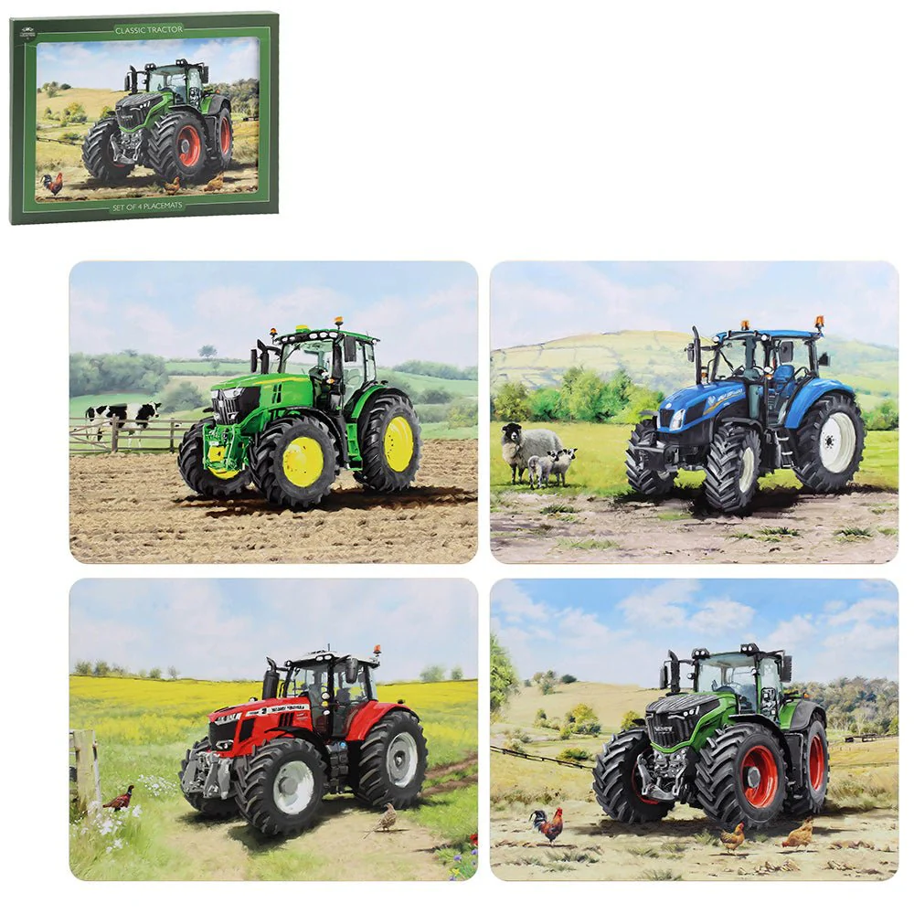 Tractors Placemats Set of 4
