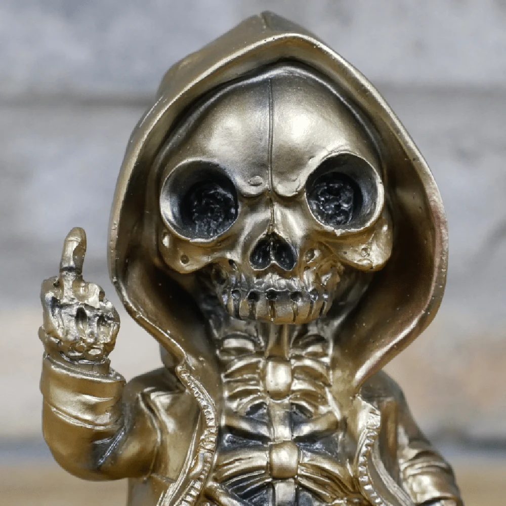 Up Yours Skeleton Ornament 16cm - Image 2