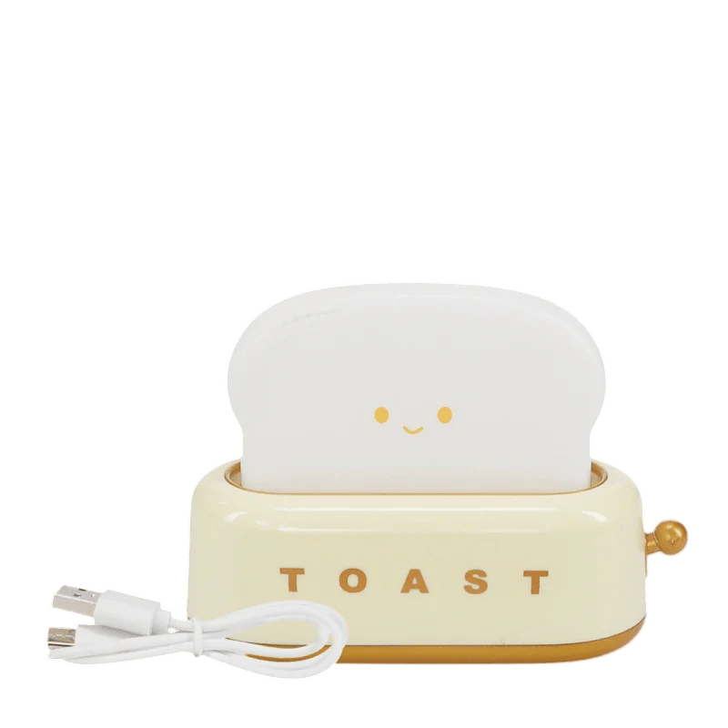 USB Rechargeable Dimmable Night Light – Kawaii Toaster - Image 3
