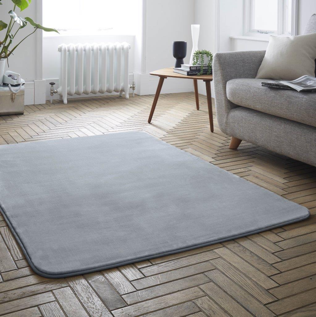 Velvet Touch Rug 60 x 110cm Silver
