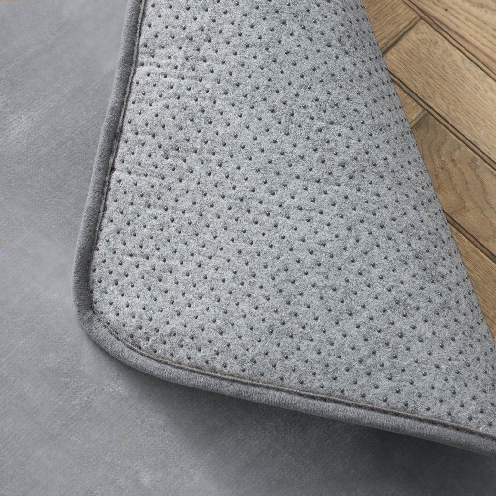 Velvet Touch Rug 60 x 110cm Silver - Image 5