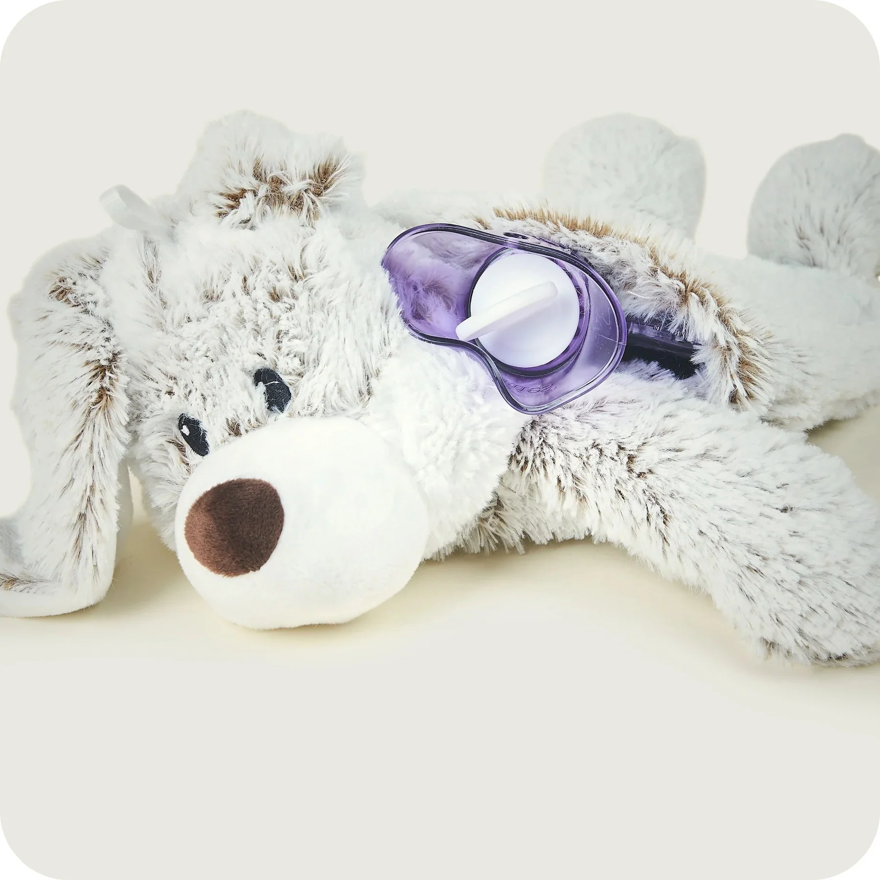 Warmies 3D Square Hot Water Bottle Marshmallow Bunny - Image 3