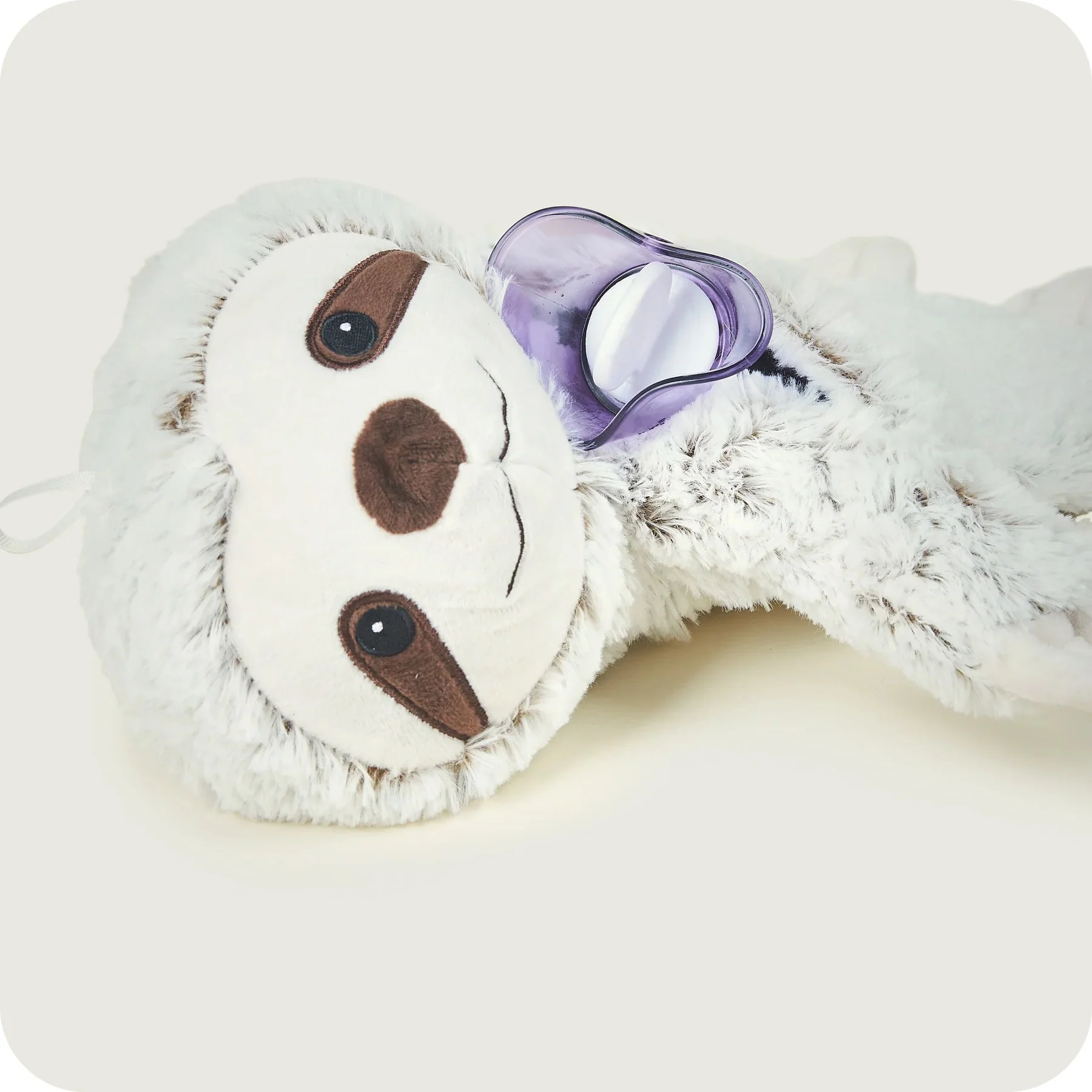 Warmies 3D Square Hot Water Bottle Marshmallow Sloth - Image 4