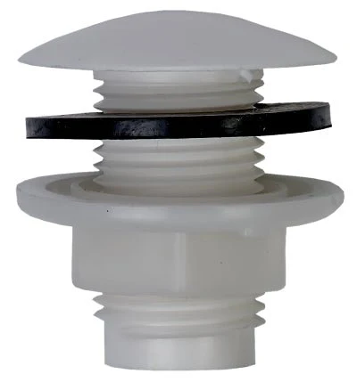 White Cistern Overflow Stopper Epwchs - Image 2