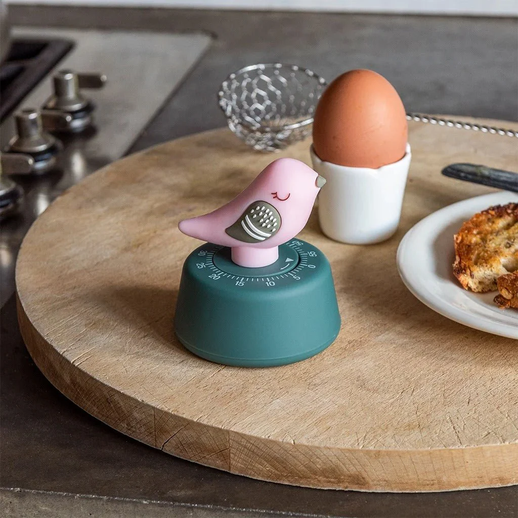 Wind-up Kitchen Timer – Bird