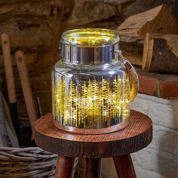 Wonderland Lantern - Chrome 20cm