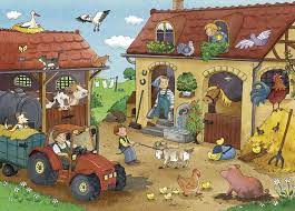 Working On The Farm 2X12Pce Jigsaw Puzzle - Image 2