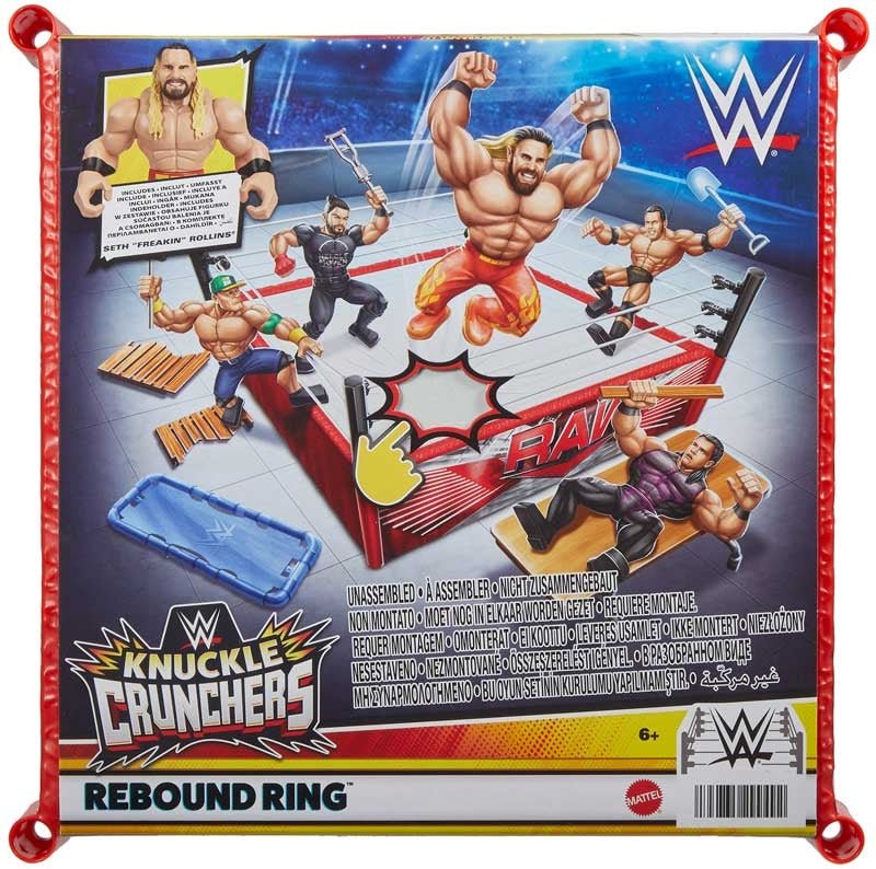 Wwe Knuckle Crunchers Rebound Ring Playset